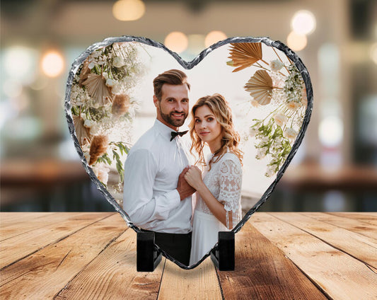 Photo Heart Rock Slate