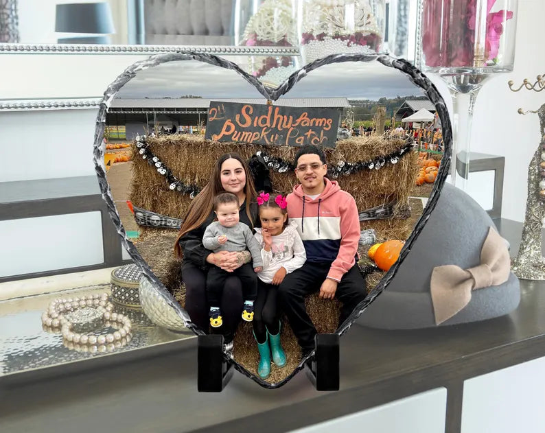 Photo Heart Rock Slate