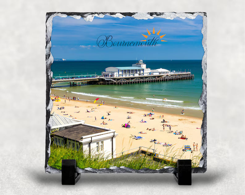 Photo Slate Square Rock Shape Custom Print Gift